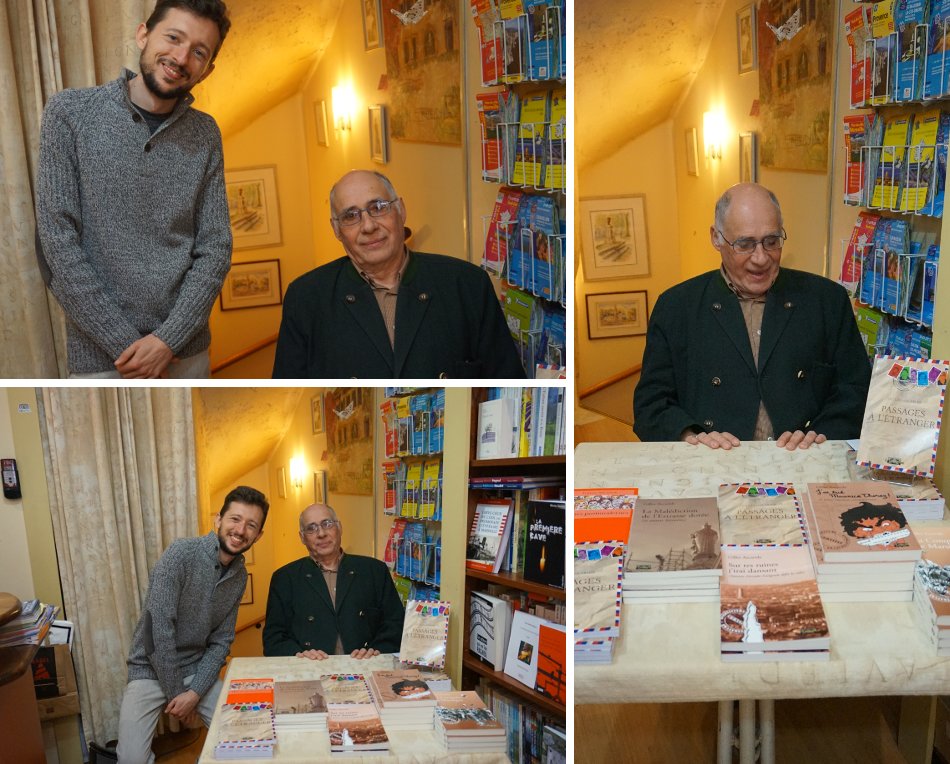 Dédicace de Gilles Ascaride à la librairie Le Blason, Aix-en-Provence, avril 2016