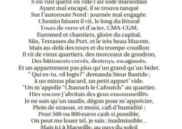 Drame de Noailles, ils l'avaient écrit, La Provence, lundi 17 décembre 2018, "Qui es-tu vil logis ? demanda Sieur Bastide", in "Dites-le en marseillais", de Médéric Gasquet-Cyrus