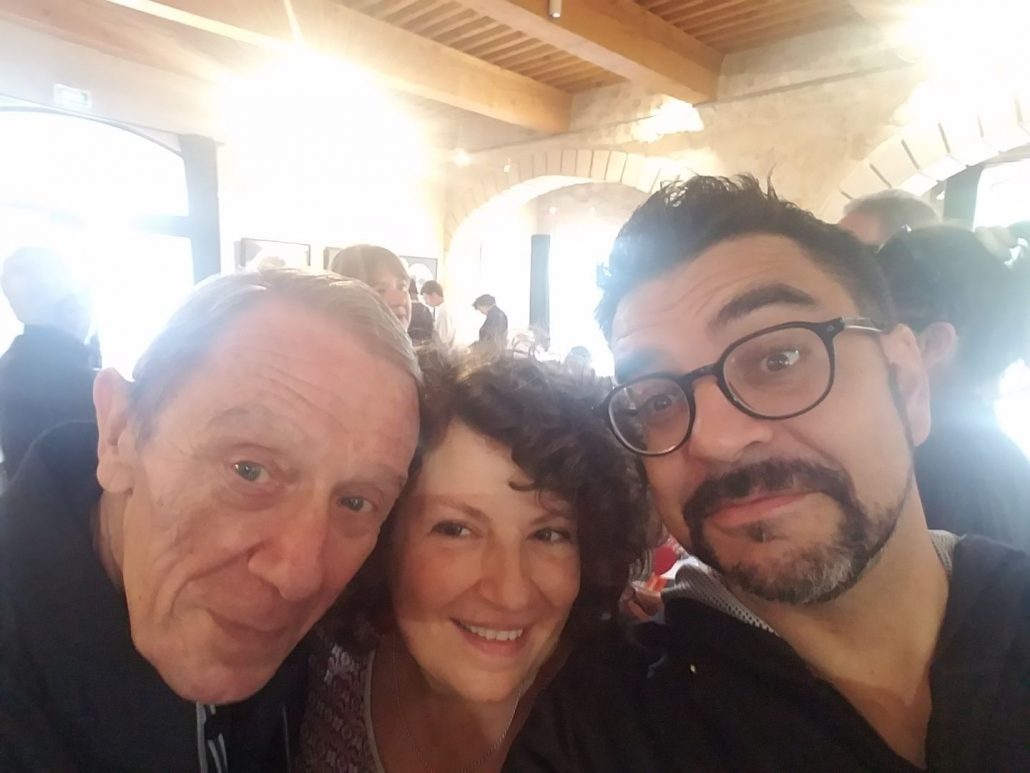 Rita, Jean Contrucci et Médéric Gasquet-Cyrus au festival La journée des écrivains de Provence à Trets, 19 octobre 2019